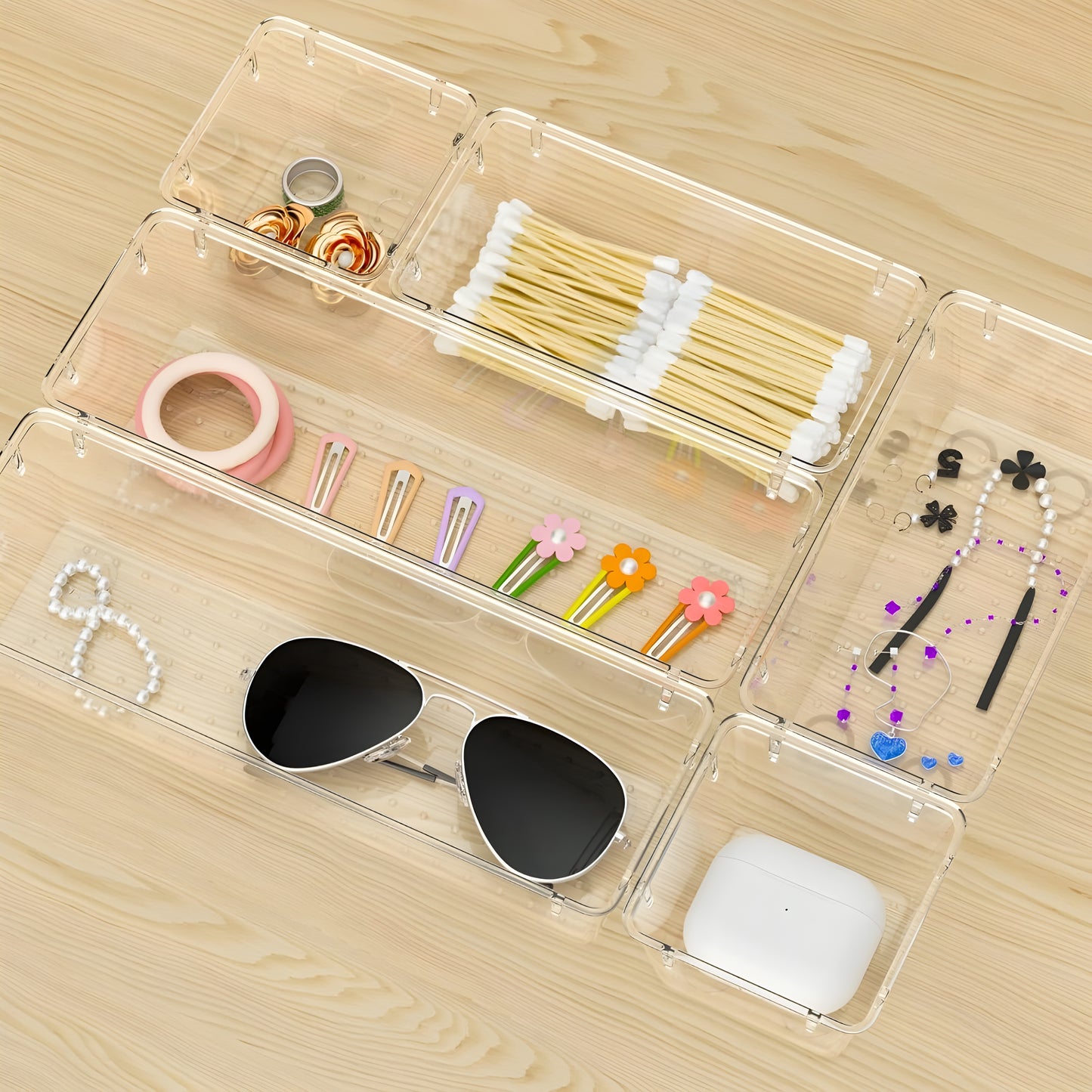 Acryva™ 7-Piece Storage Organizer Trays