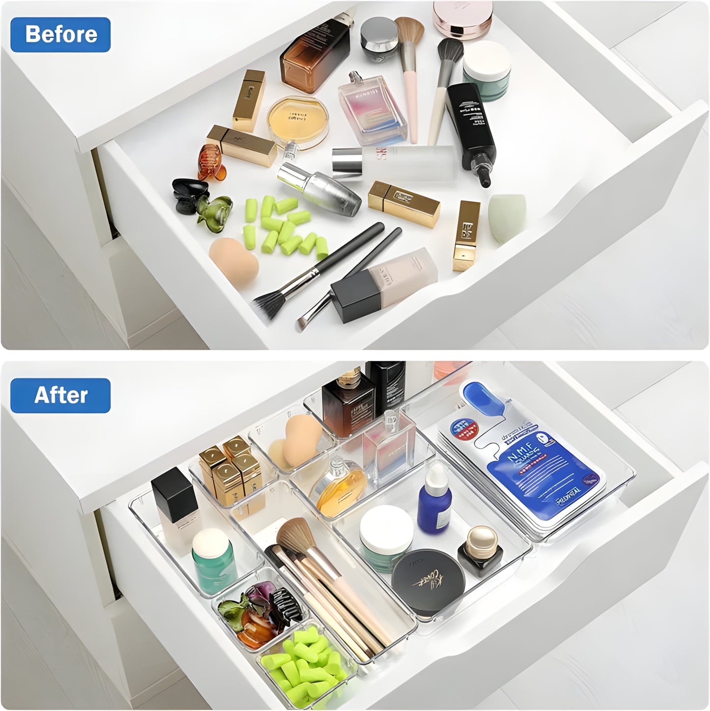 Acryva™ 7-Piece Storage Organizer Trays