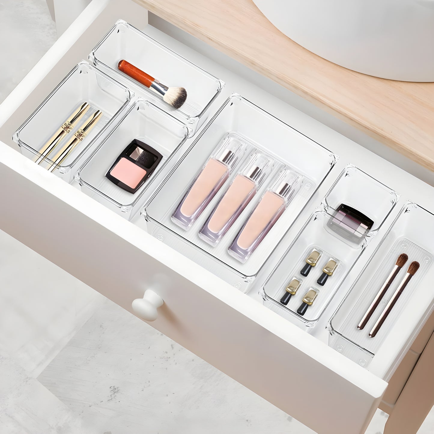 Acryva™ 7-Piece Storage Organizer Trays