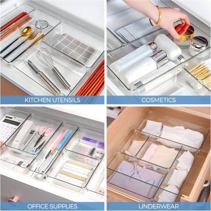 Acryva™ 7-Piece Storage Organizer Trays