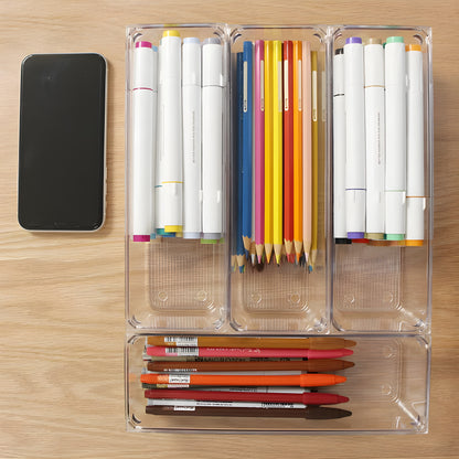 Acryva™ 7-Piece Storage Organizer Trays
